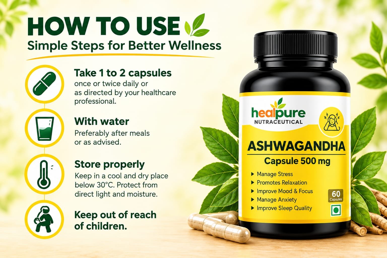 Ashwagandha Capsules 500 mg – image 3